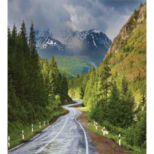 Mountain Landscape Road Duvet Cover Set