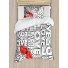 Valentines Romance Art Duvet Cover Set