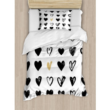 Small Heart Hipster Duvet Cover Set