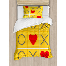 Romantic Xoxo Kiss Design Duvet Cover Set