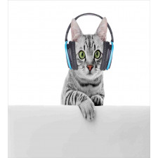 Animal Listening to Music Duvet Cover Set