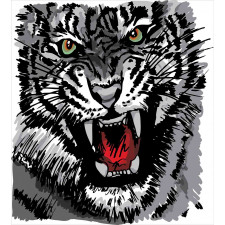 Tiger Roars Duvet Cover Set