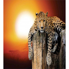 Safari Leopard on Tree Duvet Cover Set