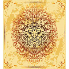 Lion Zodiac Astrology Duvet Cover Set