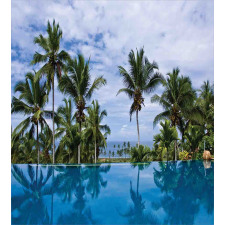 Infinity Pool Palm Duvet Cover Set