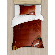 American Football Art Duvet Cover Set