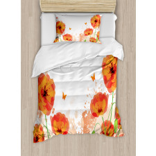 Bridal Watercolor Art Duvet Cover Set