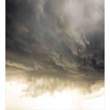Cloudy Dark Sky Hurricane Duvet Cover Set