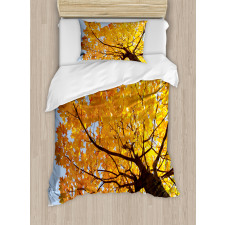 Maple Leaves Fall Autumn Duvet Cover Set