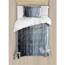 Antique Wooden Window Duvet Cover Set