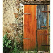 Old French Wooden Door Duvet Cover Set