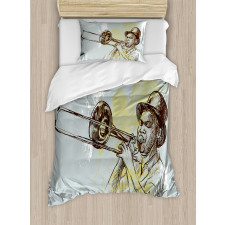 Rock Roll Party Duvet Cover Set