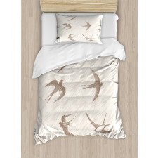 Flying Birds Duvet Cover Set