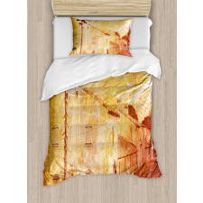 Retro French Street Duvet Cover Set