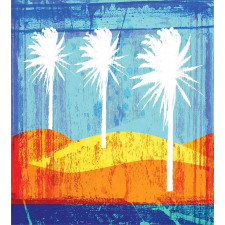 Tropic Beach Palms Duvet Cover Set