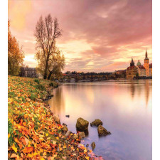 Prague Riverside Autumn Duvet Cover Set