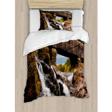 Rustic Oak Bridge Duvet Cover Set