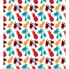 Palm Trees Island Duvet Cover Set