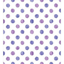 Watercolor Polka Dots Duvet Cover Set
