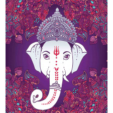 Elephant Floral Design Duvet Cover Set