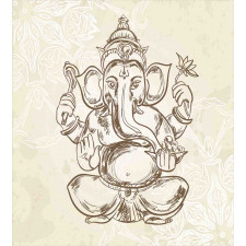 Elephant Artful Sketch Duvet Cover Set