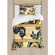 Eastern Batik Style Duvet Cover Set