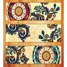 Eastern Batik Style Duvet Cover Set