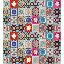 Geometric Mosaic Tiles Duvet Cover Set
