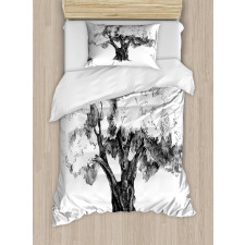 Olive Tree Retro Nature Duvet Cover Set