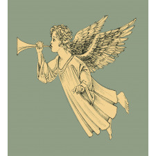 Flying Angel Art Duvet Cover Set