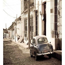 Old Car Cuba Street Duvet Cover Set