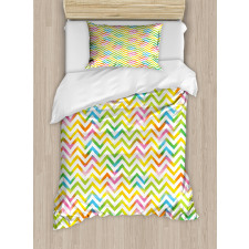 Colorful Geometrical Duvet Cover Set