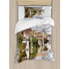 Brugge Canal View Duvet Cover Set