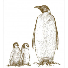 King and Baby Penguin Duvet Cover Set
