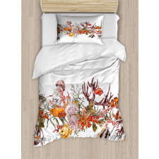 Coral Algea Sealife Duvet Cover Set