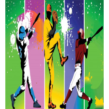 Baseball Grunge Splash Duvet Cover Set