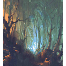 Mystic Dark Forest Duvet Cover Set