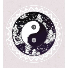 Ying Yang Boho Art Duvet Cover Set