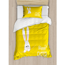 Easter Rabbit Bunny Duvet Cover Set