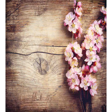 Spring Blossom on Wood Duvet Cover Set