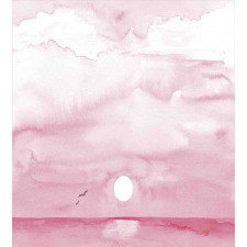 Sunrise Birds Horizon Art Duvet Cover Set
