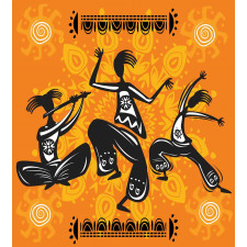 Native Dancer Tribal Duvet Cover Set
