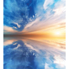 Sky Reflections Sunset Duvet Cover Set