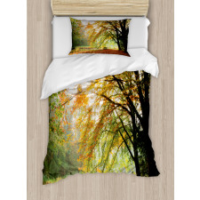 Autumn Forest Peace View Duvet Cover Set