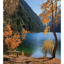 Lake Forest Autumn Tree Duvet Cover Set