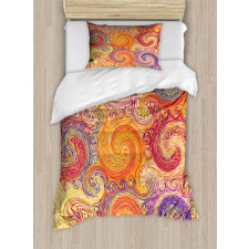 Grunge Sun Boho Duvet Cover Set