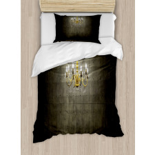 Classic Dark Chandelier Duvet Cover Set