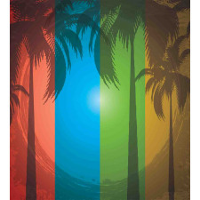 Palm Trees Bohemian Duvet Cover Set