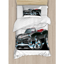 Nostalgic Sports Car Duvet Cover Set