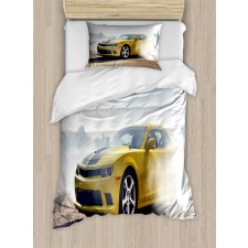 Racing Sports Drifting Men Duvet Cover Set